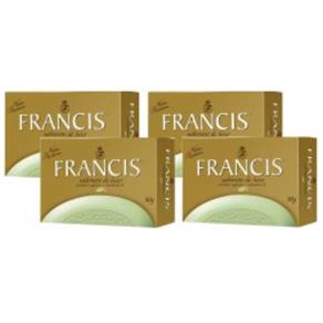 Sabonete Francis 90g Branco C/4