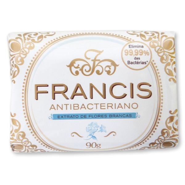 Sabonete Francis Antibacteriano Extrato de Flores Brancas 90gr - Bertin