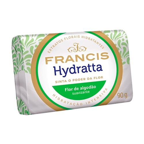 Sabonete Francis Hydratta Flor de Algodão Suavizante 90g