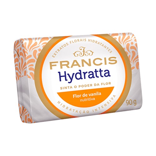 Sabonete Francis Hydratta Flor de Vanila Nutritiva 90g
