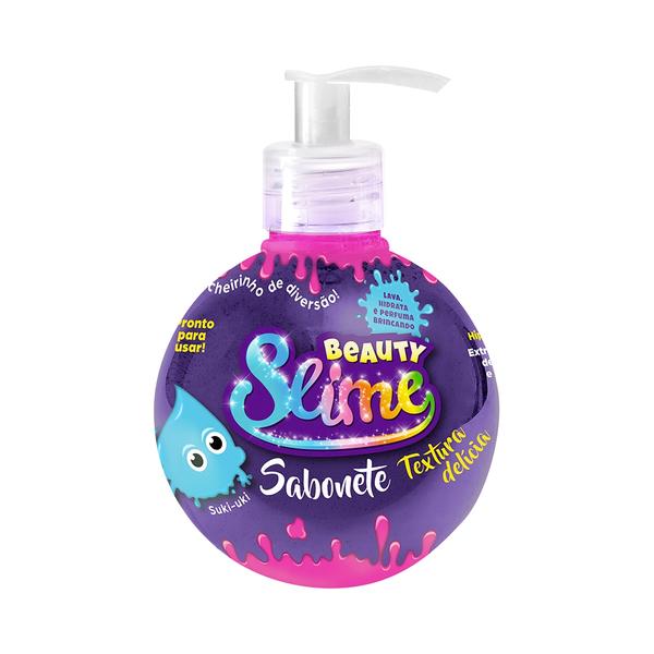 Sabonete Gel Slime Roxo Neon 300ml - Beauty Slime