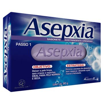 Sabonete Genomma Asepxia Adstringente Cremoso 90g