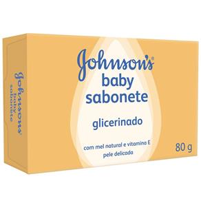 Sabonete Glicerinado com Mel Natural e Vitamina e - 80 Gramas - Johnson e Johnson