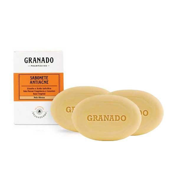 Sabonete Granaderma Oil Control Antiacne 90g - 3Un Granado