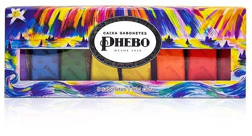 Sabonete Granado Barra Phebo Pack Com8 Sabonetes Variados 90g