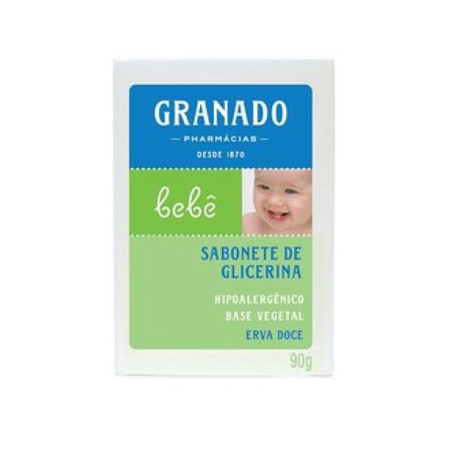 Sabonete Granado Bebe 90g Erva Doce Glicerina