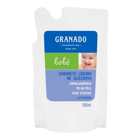 Sabonete Granado Bebê Glicerina Lavanda Refil 250ml