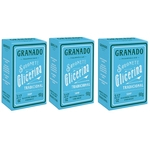 Kit Sabonete Granado Glicerina Vegetal 90g 3 Caixas Limpeza