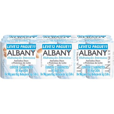 Sabonete Hidratação Intensiva Albany 85g Leve 12 Pague 11