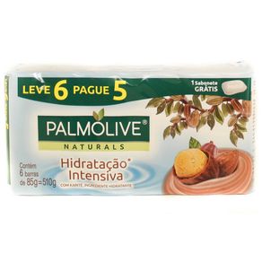 Sabonete Hidratação Intensiva Palmolive Naturals 85g Leve 6 Pague 5