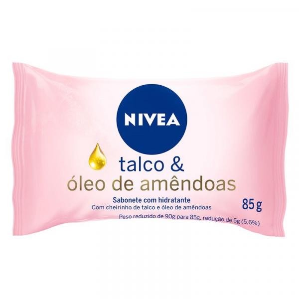 Sabonete Hidratante Nivea Talco e Óleo de Amêndoas 85g - Nívea