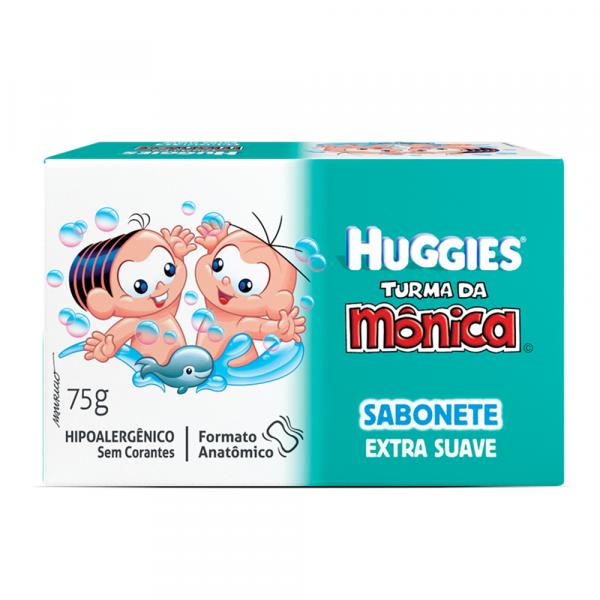 Sabonete Huggies Turma Da Mônica Infantil Suave Caixa 75 G