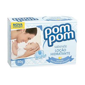 Sabonete Infantil Pompom Hidratante com 80 Gramas