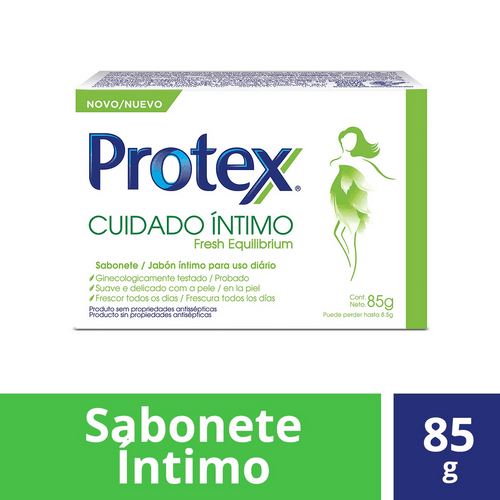 Sabonete Íntimo Barra Protex Fresh Equilibrium 85g SAB INTIMO PD PROTEX 85G FRESH EQUIL