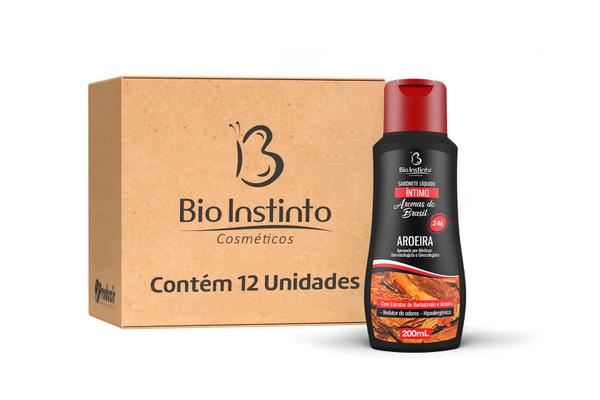Sabonete Íntimo Bio Instinto Aroeira - Caixa C/ 12 Unid.