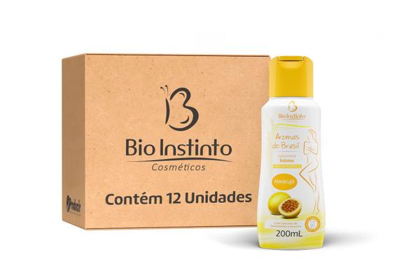 Sabonete Íntimo Bio Instinto Maracujá - Caixa C/ 12 Unid.
