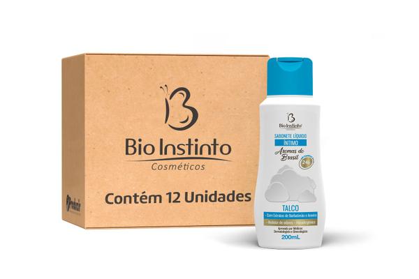 Sabonete Íntimo Bio Instinto Talco - Caixa C/ 12 Unid.