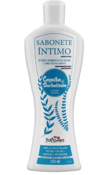 Sabonete Íntimo Feminino Copaíba e Barbatimão - 130Ml Hot Flowers
