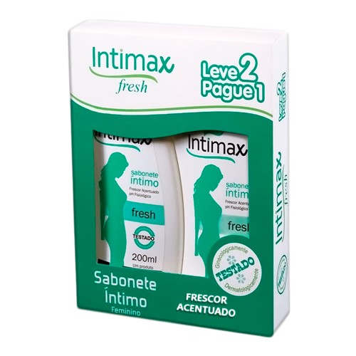 Sabonete Íntimo Intimax Fresh 200ml Leve 2 e Pague 1
