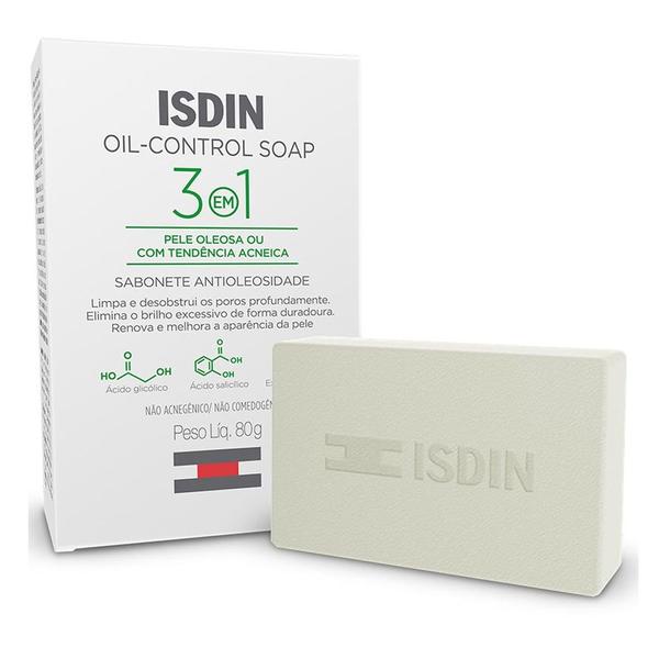 Sabonete Isdin Oil Control Soap 80g - Isdin Prod Farmaceut