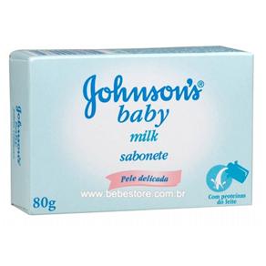 Sabonete J&J Baby Milk 80Gr