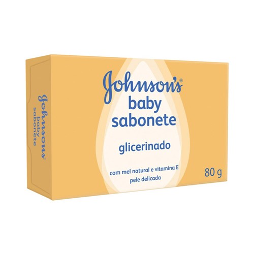 Sabonete Johnson & Johnson Baby Glicerinado 80g