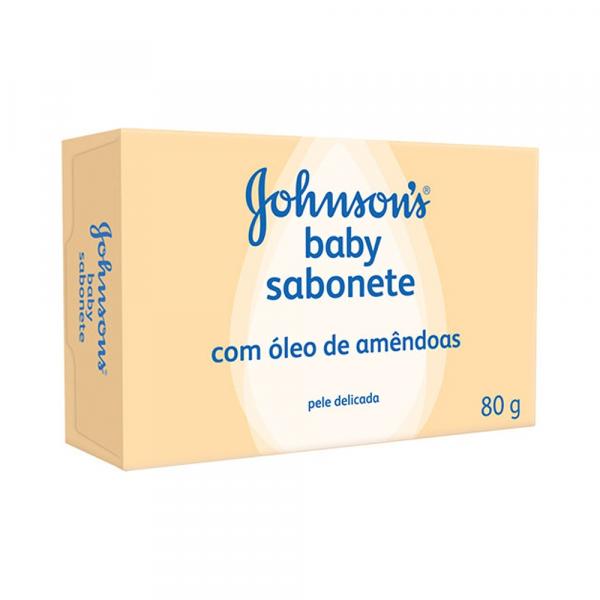 Sabonete Johnson Johnson Baby Óleo Amêndoas - 80g - Johnson Johnson
