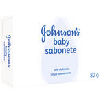 Sabonete Johnson's Baby Infantil Branco 80 G