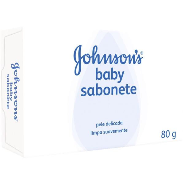 Sabonete Johnsons Baby Infantil Branco 80 G