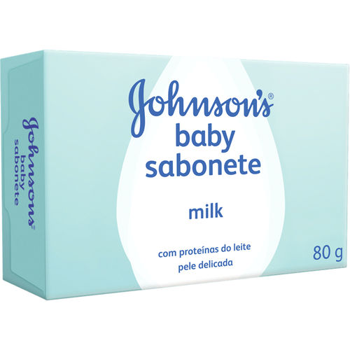 Sabonete Johnson's Baby Infantil Milk Caixa 80 G
