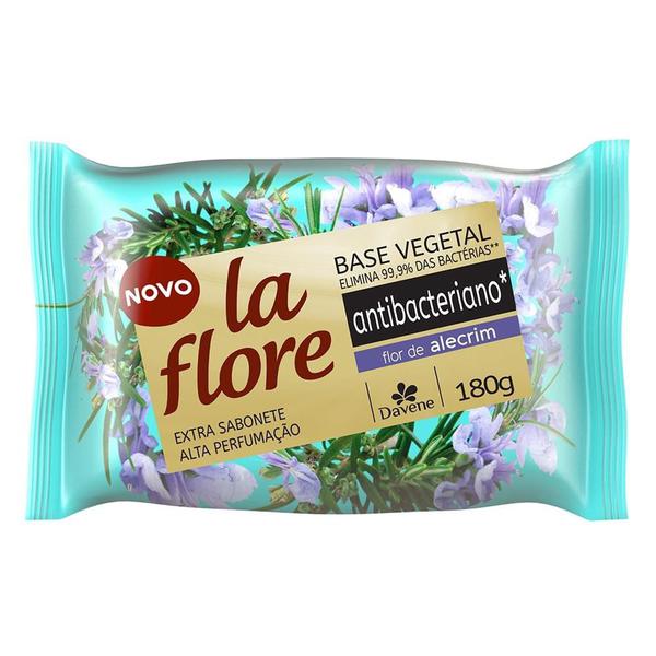 Sabonete La-Flore 6X180G Antibacteriano Alecrim - La Flore