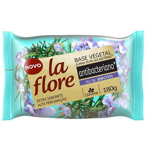 Sabonete La Flore Davene Antibacteriano Alecrim 180GR