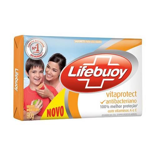 Sabonete Lifebuoy Vitaprotect com 90 Gramas