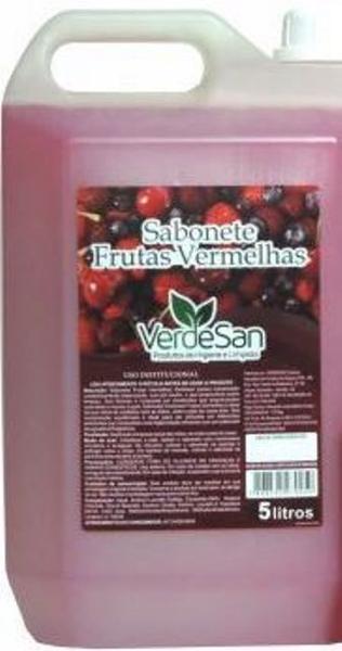 Sabonete Líquido 5 Litros Frutas Vermelhas Verdesan