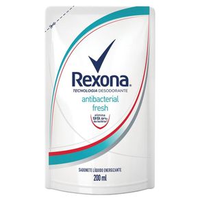Sabonete Líquido Antibacterial Fresh Rexona Refil 200mL