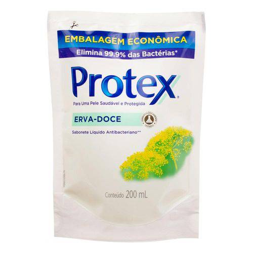 Sabonete Líquido Antibacteriano Protex Erva Doce Refil 200ml