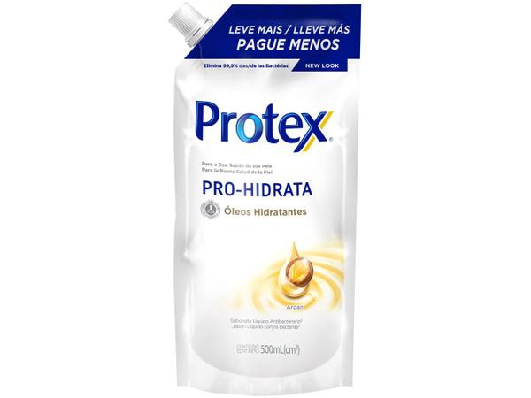 Sabonete Líquido Antibacteriano Protex - Óleos Hidratantes Pro-Hidrata Refil 500ml