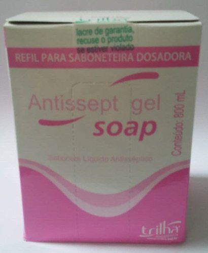 Sabonete Líquido Antisséptico Refil Sachet 800ml Trilha Soap