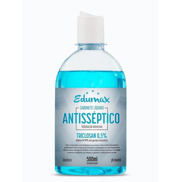 Sabonete Liquido Antisseptico Triclosan 500ml 1 UN Edumax
