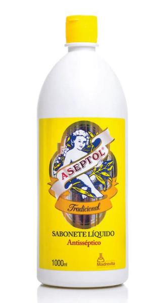 Sabonete Liquido Aseptol 1.000 Ml (kit C/03) - Madrevita