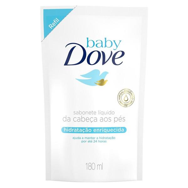 Sabonete Líquido Baby Dove Hidratação 180ml
