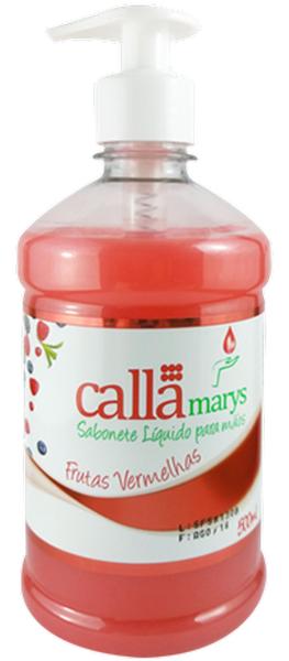 Sabonete Líquido Callamarys Frutas Vermelhas C/Válvula Pump 500ml