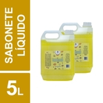 Sabonete Líquido Carambola Viver Mais 5L Unidade Kit c/ 03un