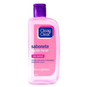 Sabonete Líquido Clean & Clear não Oleoso Facial 200ml