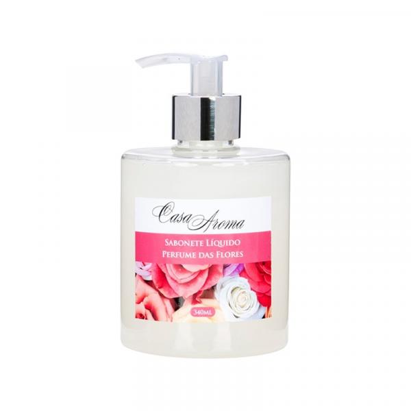 Sabonete Líquido de 300 Ml Perfume de Flores - Casa Aroma