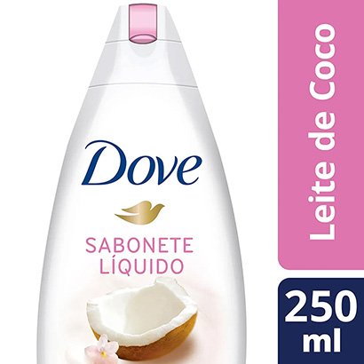 Sabonete Líquido Dove Delicious Care Leite de Coco e Jasmim 250ml