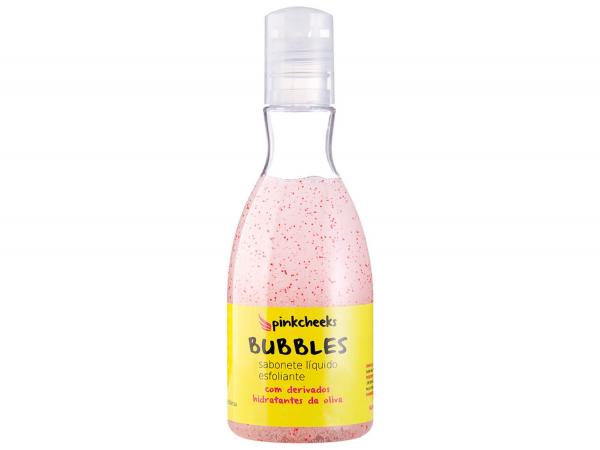 Sabonete Líquido Esfoliante Bubbles 210ml - Pink Cheeks