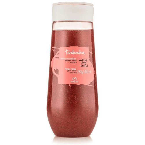 Sabonete Liquido Esfoliante Frutas Vermelhas - 300 Ml