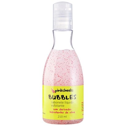 Sabonete Líquido Esfoliante Pinkcheeks Bubbles 210ml