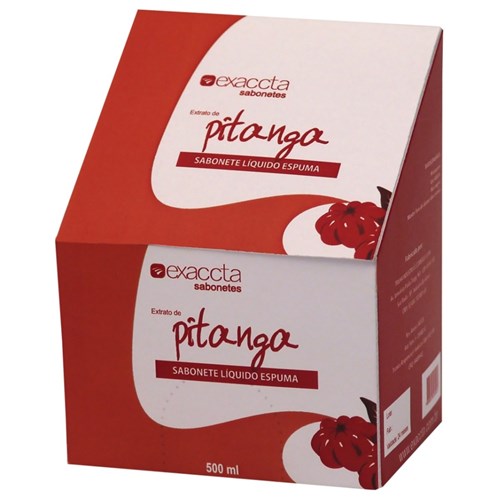 Sabonete Líquido Espuma Plus Extrato de Pitanga Refil com 500Ml